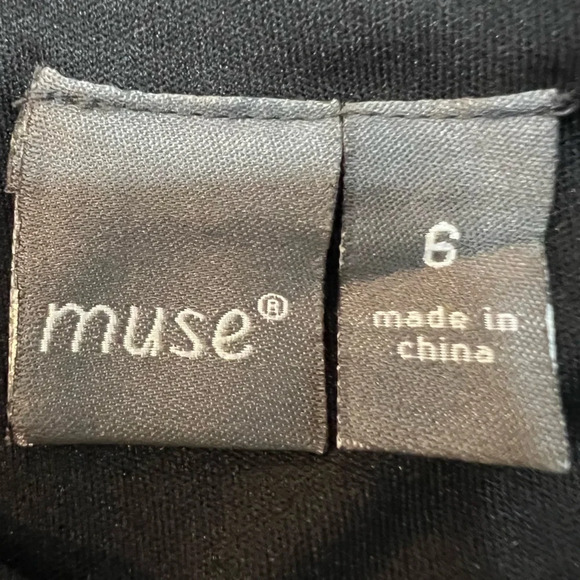 Muse Peacock Feather‎ Design Mini Dress. Size 6. - Picture 3 of 11